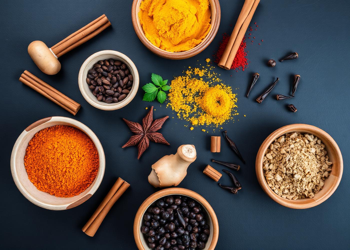 Egyptian spices prepared for export